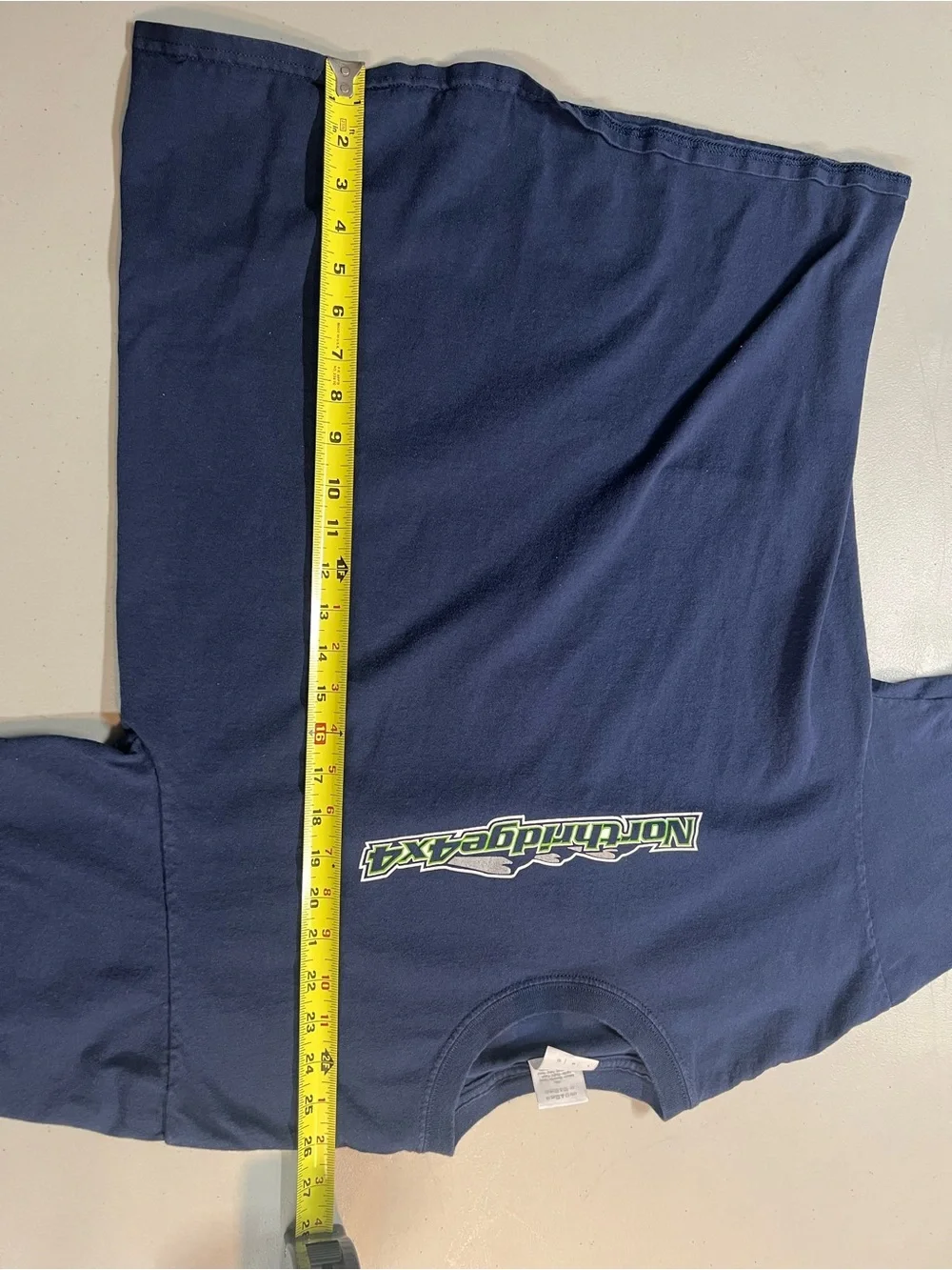 Northridge 4x4 Seattle Graphic T Shirt Men’s Large Navy Blue Gildan